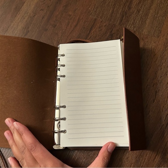 Vintage Nautical Brown Faux Leather Journal - Picture 4 of 9